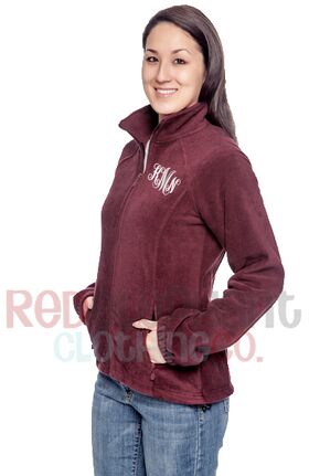 Monogrammed Fleece Jacket